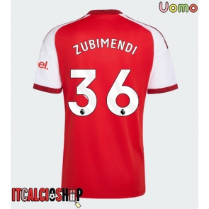 Arsenal Martin Zubimendi #36 Prima Maglia 2026-27 Manica Corta
